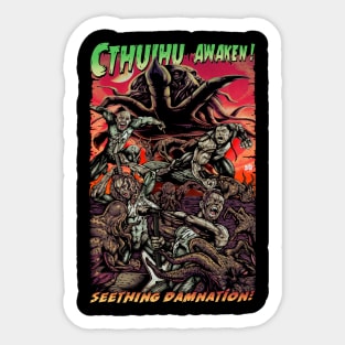 "CTHULHU AWAKEN" Sticker